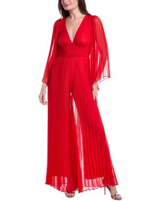 Alice & Olivia Alice + Olivia Bennet Pleated Jumpsuit