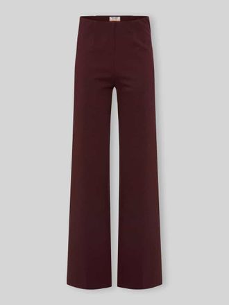 Raphaela by Brax Wide Leg Weite Hose aus Viskose-Mix Modell Lillyth in Bordeaux, Gr&ouml;&szlig;e 36K