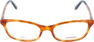 Carrera Glasses, female, Brown, Size: ONE SIZE Rectangular Acetate Eyeglasses