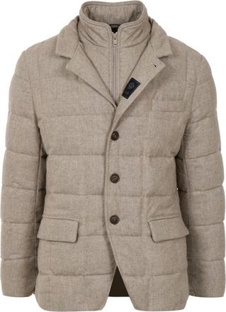 Fay Heren, Jassen, Beige, Maat: XL Wol