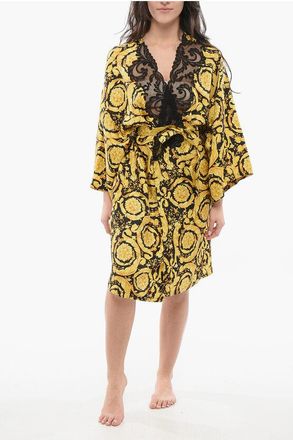 Versace Silk Barocco Robe size L