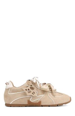 Naked Wolfe Adored Mesh Sneaker in Off White Suede at Nordstrom, Size 10.5