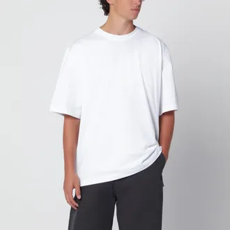 STUDIO NICHOLSON T-shirt Lay bianca vestibilit&agrave; boxy