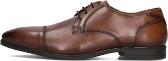 Stefano Lauran Elegante Leren Schoenen - Heren - Nette schoenen - Bruin - 41 EU - Schoenen