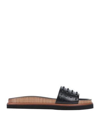 サンダル・ミュール TOD'S Brown Suede Thong Slippers Suede thong sandals in brown - Tods | Mytheresa