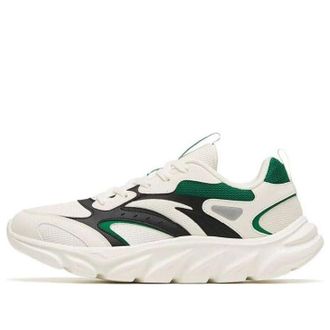 Anta Running Series Sneakers Ivory White Black Green 112245575-1