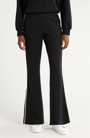 Spanx AirEssentials Pique Flare Leg Pants in Very Black at Nordstrom Rack, Size X-Large Regular