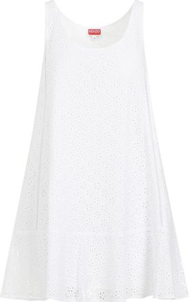 Kenzo Broderie Anglaise Mini Dress