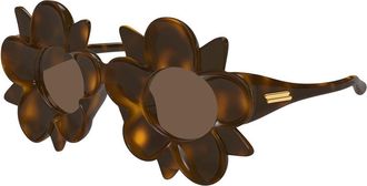 Bottega Veneta BV1399S 008 Womens Sunglasses Tortoiseshell Size 40