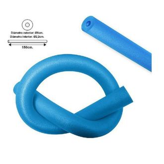 Trade Shop Trade Shop - Tubo De Piscina Flotante Azul &Oslash;6x150cm Azul Para Juegos De Agua Ejercicios 062899b