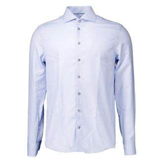 John Miller Lichtblauw Overhemd Lange Mouw - Heren - Casual Overhemden - Blauw - S - Overhemden