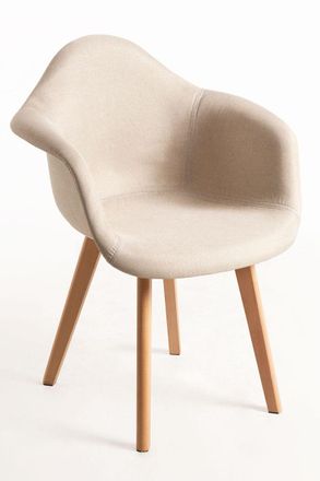 Regalos Miguel Regalos Miguel - Packs Sillas Comedor - Pack 2 Sillas Belu Tela - Beige