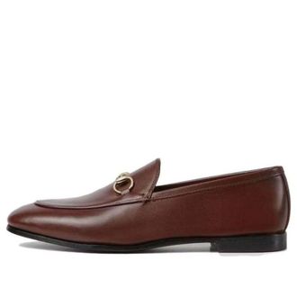 Gucci (WMNS) Gucci Jordaan Loafer Dark Brown 786016-AADCW-2212