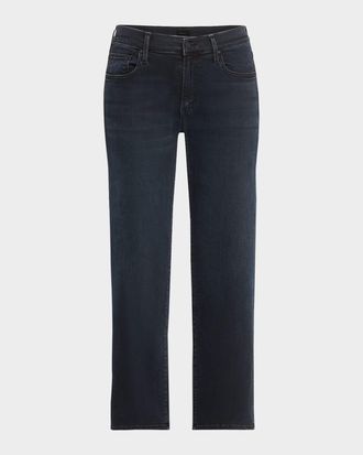 Mother The Mid-Rise Rambler Zip Ankle Jeans