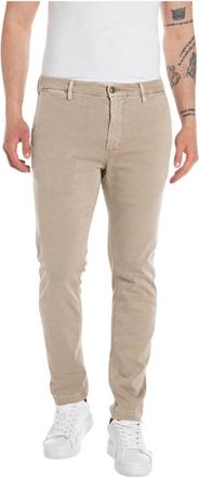 Replay Benni Hyperchino x.l.i.t.e. - Heren - Chinos - Beige - W34 - Katoen - Broeken