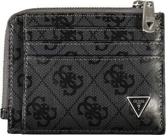 Guess Zwarte Leren Kaartenuhouder