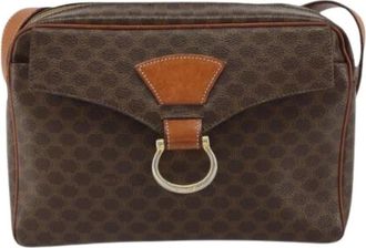 Celine Pre-owned Canvas Crossbody Tas - Dames - Vintage Schoudertas - Bruin - ONE Size - Vintage