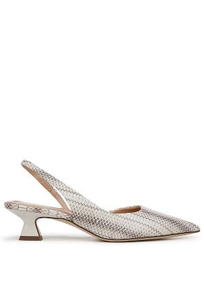 Fendi Hummingbird Lite Slingbacks In Ff Fabric Shoes from