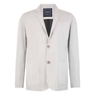 Herno Blazers, male, White, Size: L Elegant Jacket