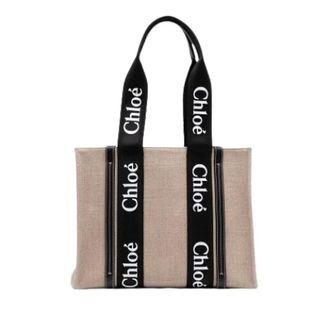 Chlo&eacute; Pre-owned Woody Tote Bag - Pre-owned - Mujer - Beige - ONE SIZE