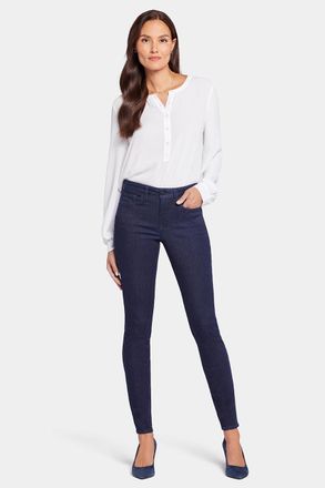 NYDJ Ami Skinny Jeans Donkerblauwe Premium Denim (Lang)
