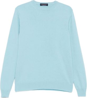 Jeordie's crew neck sweater - men - Cashmere/Wool - L - Blue