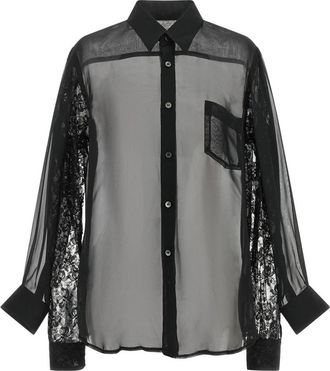 Comme Des Gar&ccedil;ons Shirts - Dames - Overhemden - Zwart - M - Overhemden