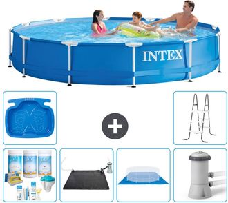 Intex Piscina Con Estructura Redonda - 366x76 Cm - 7-piezas S21010