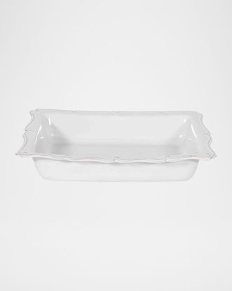 Juliska Berry & Thread Whitewash 17 Rectangular Baker, 3.2 Quarts