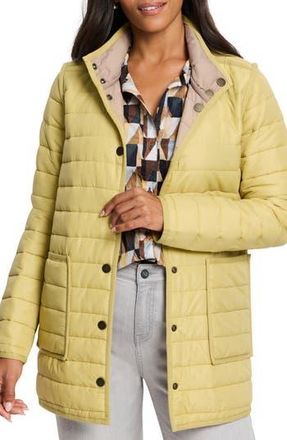 Nic+Zoe Allovette Reversible Quilted Jacket in Yellow Multi at Nordstrom Rack, Size X-Small