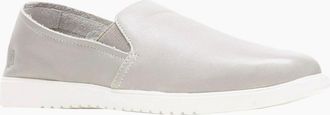 Hush Puppies Womens Hush Puppies Womens/Ladies Everyday Leather Shoes - Grey - Size: 4/4