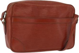 Louis Vuitton Pre-owned Vintage Cross Body Bag - Dames - Vintage Schoudertas - Bruin - ONE Size - Leer - Vintage