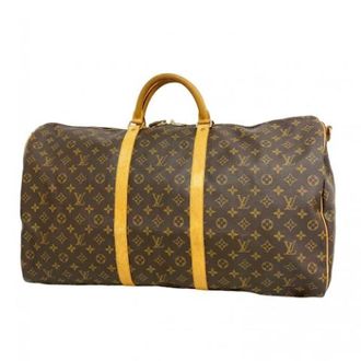 Louis Vuitton Vintage, unisex, Bruin, ONE Size, Pre-owned Weekend Bag