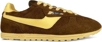 Autry Windspin logo-patch sneakers - Bruin