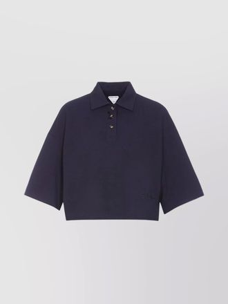Bottega Veneta cotton piqu&eacute; polo shirt