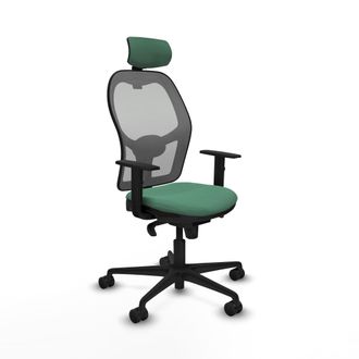 Piqueras y Crespo Silla De Oficina Con Cabecero Piqueras Y Crespo 1d036n2 Verde Esmeralda