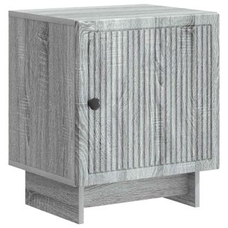 vidaXL Armario De Noche Gris Sonoma 43 X 34,5 X 50 Cm Vidaxl
