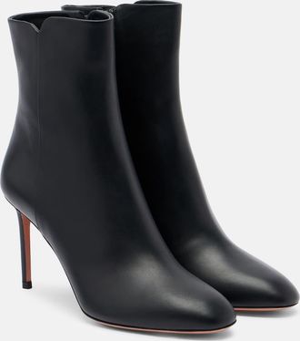 Aquazzura Sellier 85 leather ankle boots