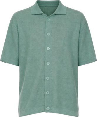 ATOMOFACTORY MenS Cotton Knit Shirt