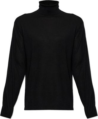 Lisa Yang Maglione Girocollo in Cashmere Quentin - - Knitwear - Uomo - Nero - 2XL