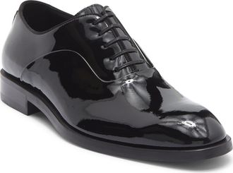 BOSS Derrek Patent Oxford in Black at Nordstrom Rack, Size 10.5Us / 9.5Uk
