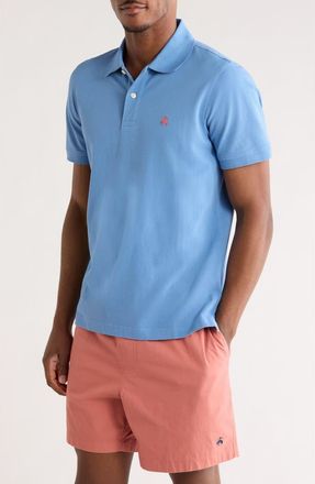Brooks Brothers Solid Cotton Piqu&eacute; Polo in Blue at Nordstrom Rack, Size Small