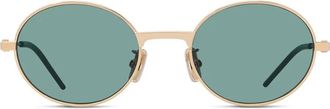 Givenchy Speed Gold Oval Sunglasses