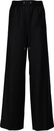 Paul Smith straight trousers - women - Cashmere/Wool/Cotton/Cupro - 38 - Blue
