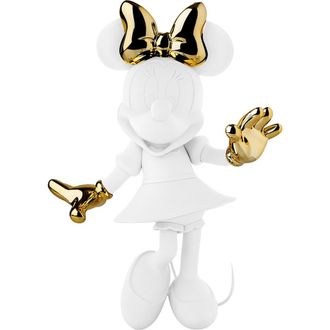 Leblon Delienne Minne Mouse Welcome Figurine in White /Gold at Nordstrom