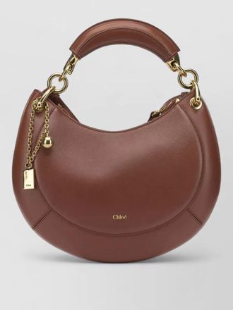 Chlo&eacute; banana small shoulder bag chain detail
