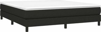 vidaXL Box Spring Bed Frame Black Super King Fabric (UK/IE/FI/NO only) vidaXL
