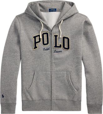 Ralph Lauren Grey Logo Solid Hoodie