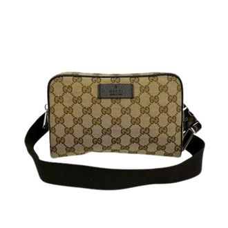 Gucci Pre-owned Belt Bags, female, Brown, Size: ONE SIZE Pre-owned Pochette Pouch Sling Bag