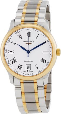 Longines Master Silver Dial Gold - Silver Stainless Steel Band Automatic Mens Watch L26285117
